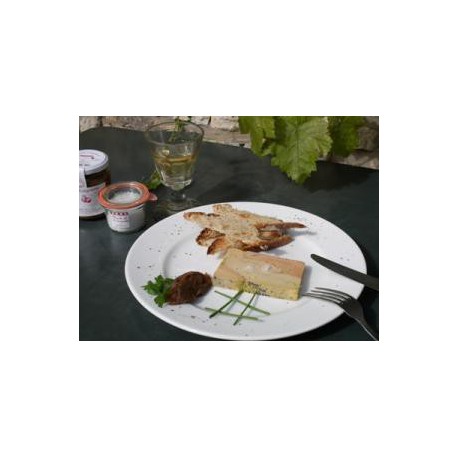 Terrine de foie gras de canard entier 260g pour 6 personnes - Les Bouriettes