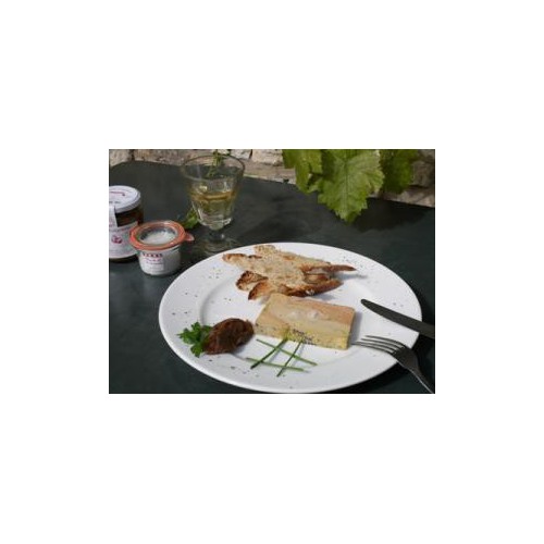 Terrine de foie gras de canard entier 260g pour 6 personnes - Les Bouriettes