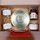Coffret cadeau autour du foie gras et produits du Quercy - malette carton  - Les Bouriettes