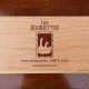 Caisse en bois sérigraphiée