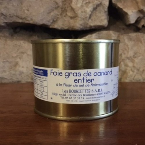 Foie gras de canard entier 180g en boîte