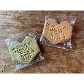 sachet de 2 biscuits Coeur de Martel