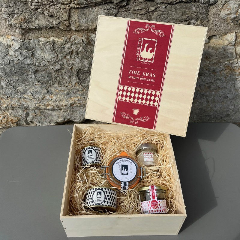 coffret Au tour du Foie Gras Les Bouriettes