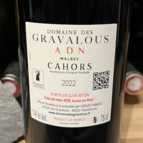 Domaine des Gravalous- ADN- Cahors