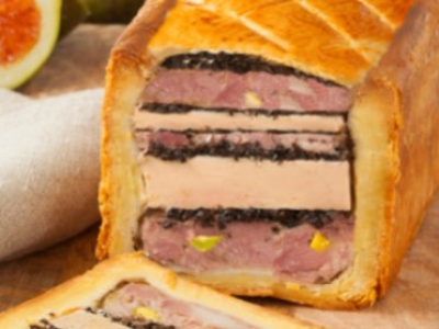 Le pâté en croûte au foie gras